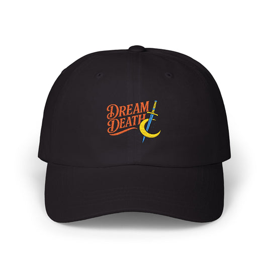Dream Death Moon and Dagger Embroidered Baseball Hat