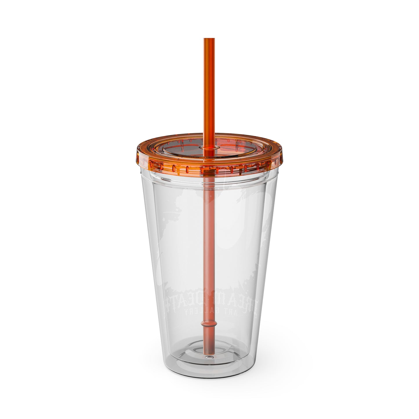Dream Death Gallery 16oz Clear Tumbler with Straw