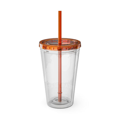 Dream Death Gallery 16oz Clear Tumbler with Straw