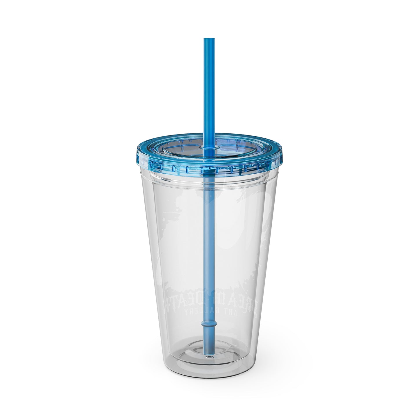 Dream Death Gallery 16oz Clear Tumbler with Straw