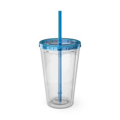 Dream Death Gallery 16oz Clear Tumbler with Straw