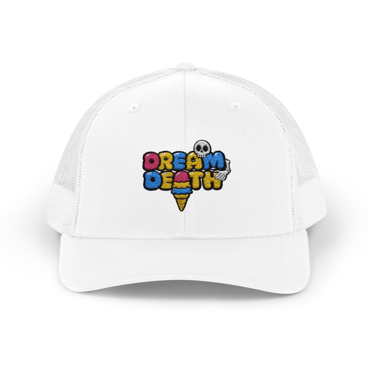 Dream Death Ice Cream Embroidered Trucker Cap