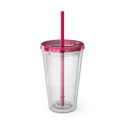 Dream Death Gallery 16oz Clear Tumbler with Straw