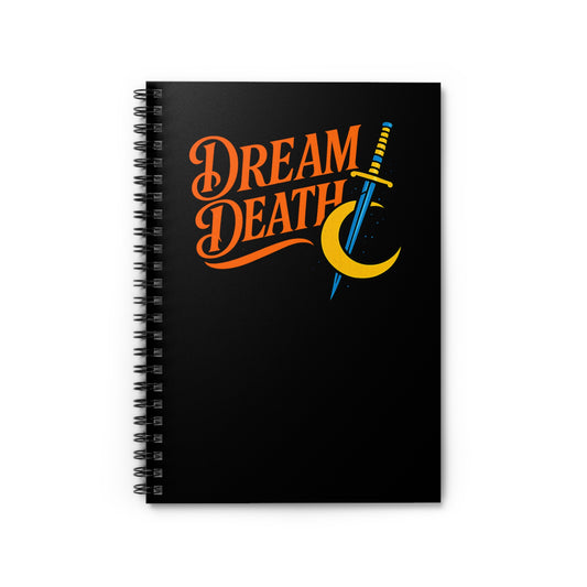 Dream Death Moon and Dagger Spiral Notebook