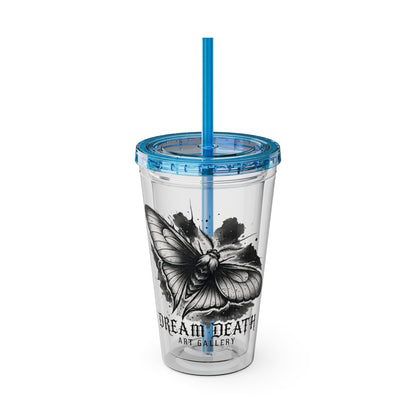 Dream Death Gallery 16oz Clear Tumbler with Straw