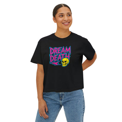 Dream Death Electric Women's Crop Tee