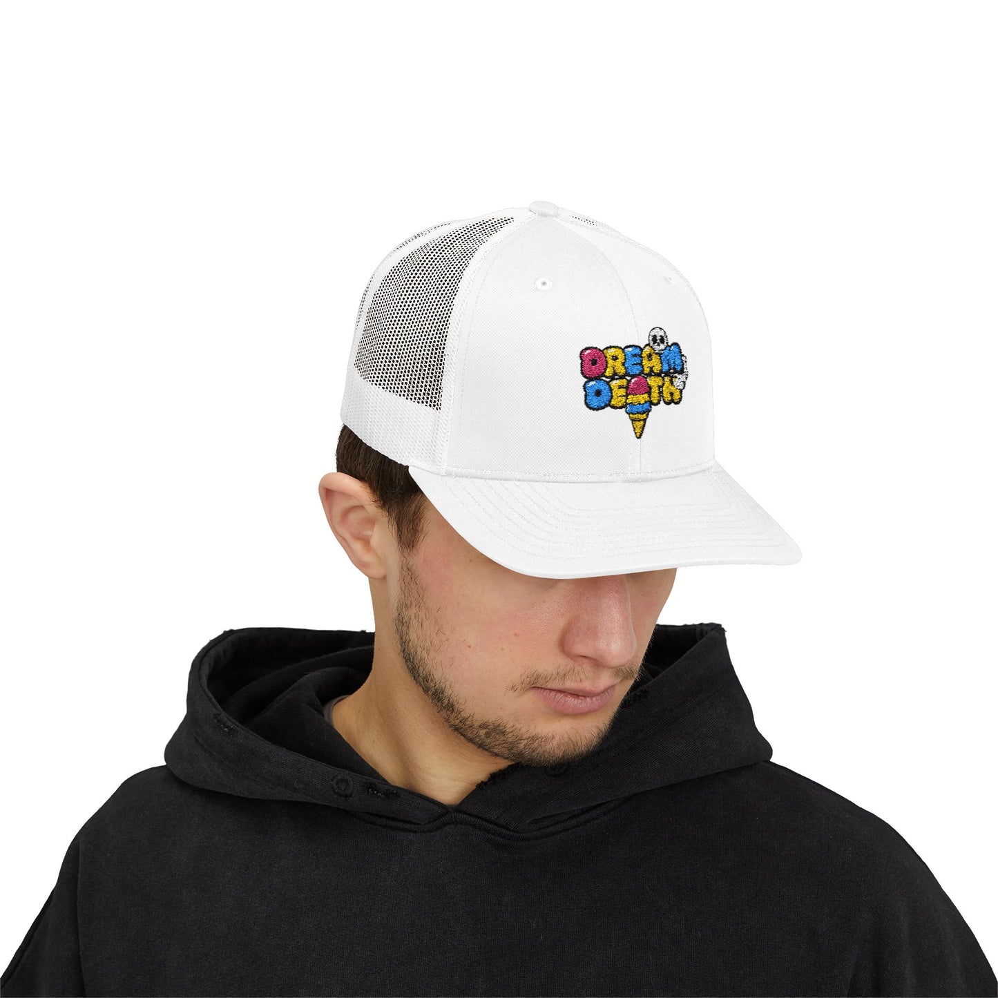 Dream Death Ice Cream Embroidered Trucker Cap