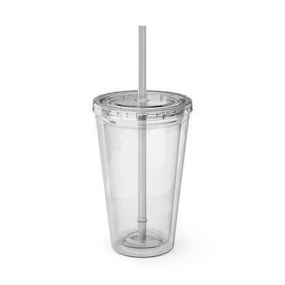 Dream Death Gallery 16oz Clear Tumbler with Straw