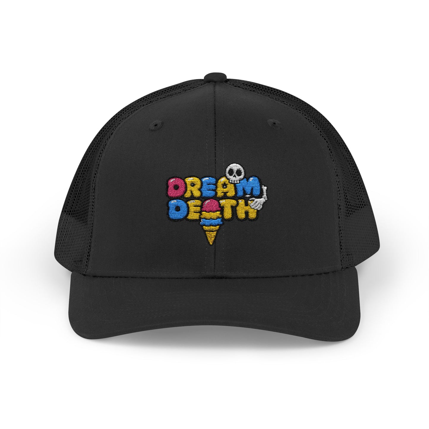 Dream Death Ice Cream Embroidered Trucker Cap