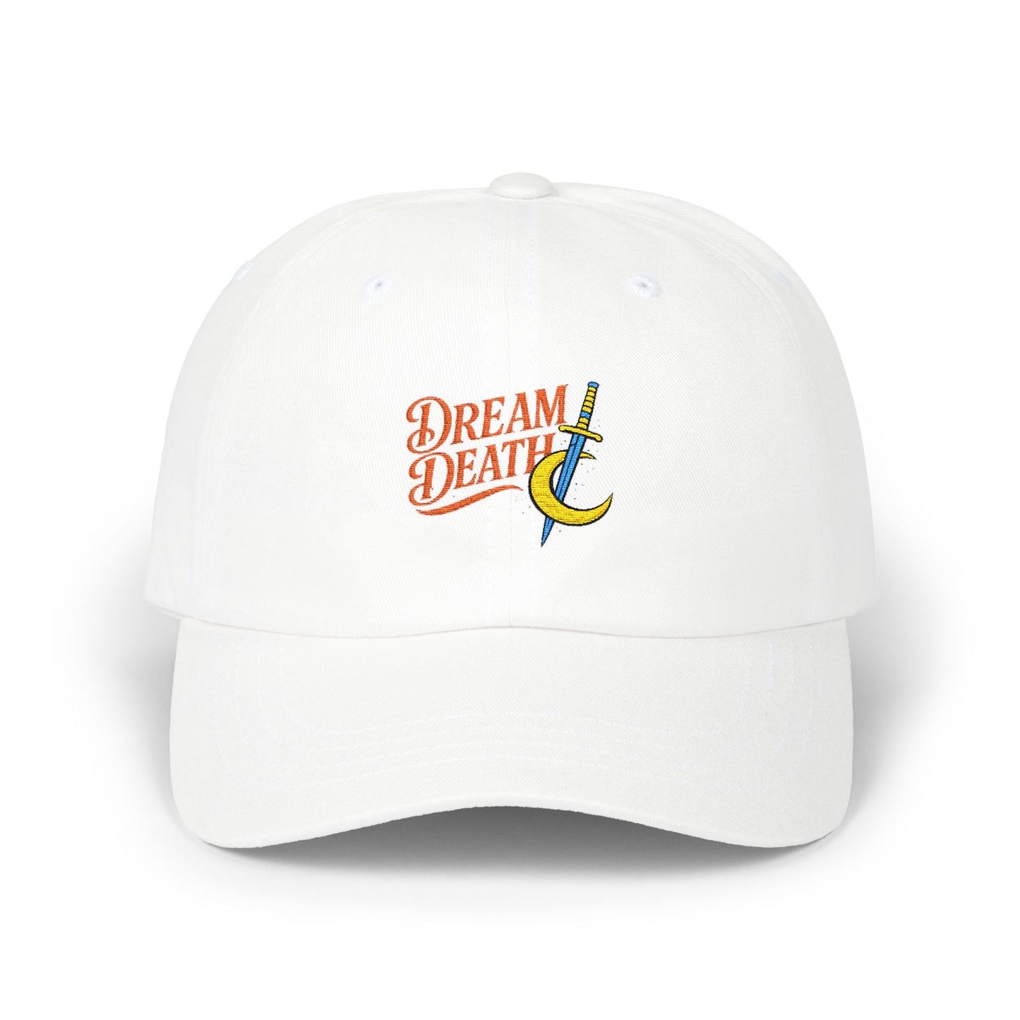 Dream Death Moon and Dagger Embroidered Baseball Hat
