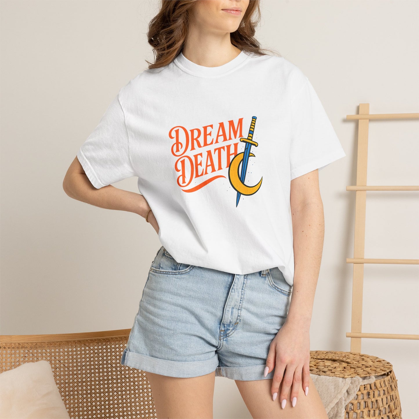 Dream Death Moon and Dagger Graphic Tee