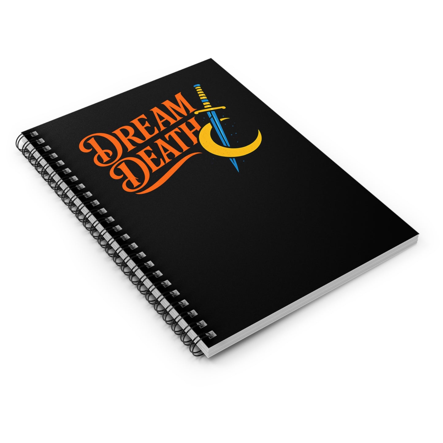 Dream Death Moon and Dagger Spiral Notebook