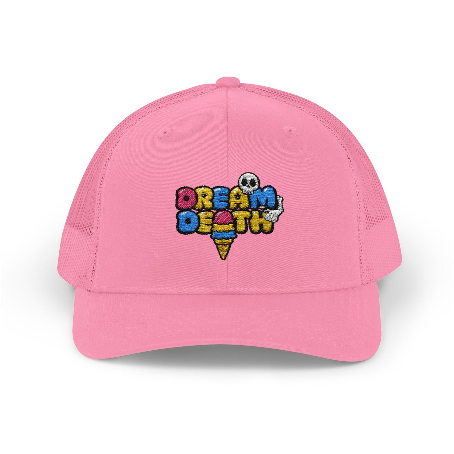 Dream Death Ice Cream Embroidered Trucker Cap